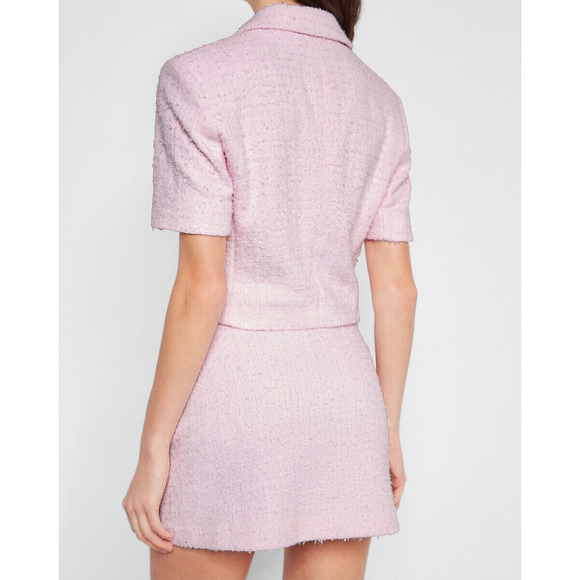 Express Tweed Two Piece Blazer Skirt Set - Picture 3 of 4